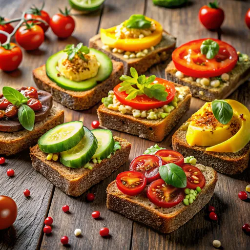 Tostadas de Quinoa con Crema de Aguacate y Chili